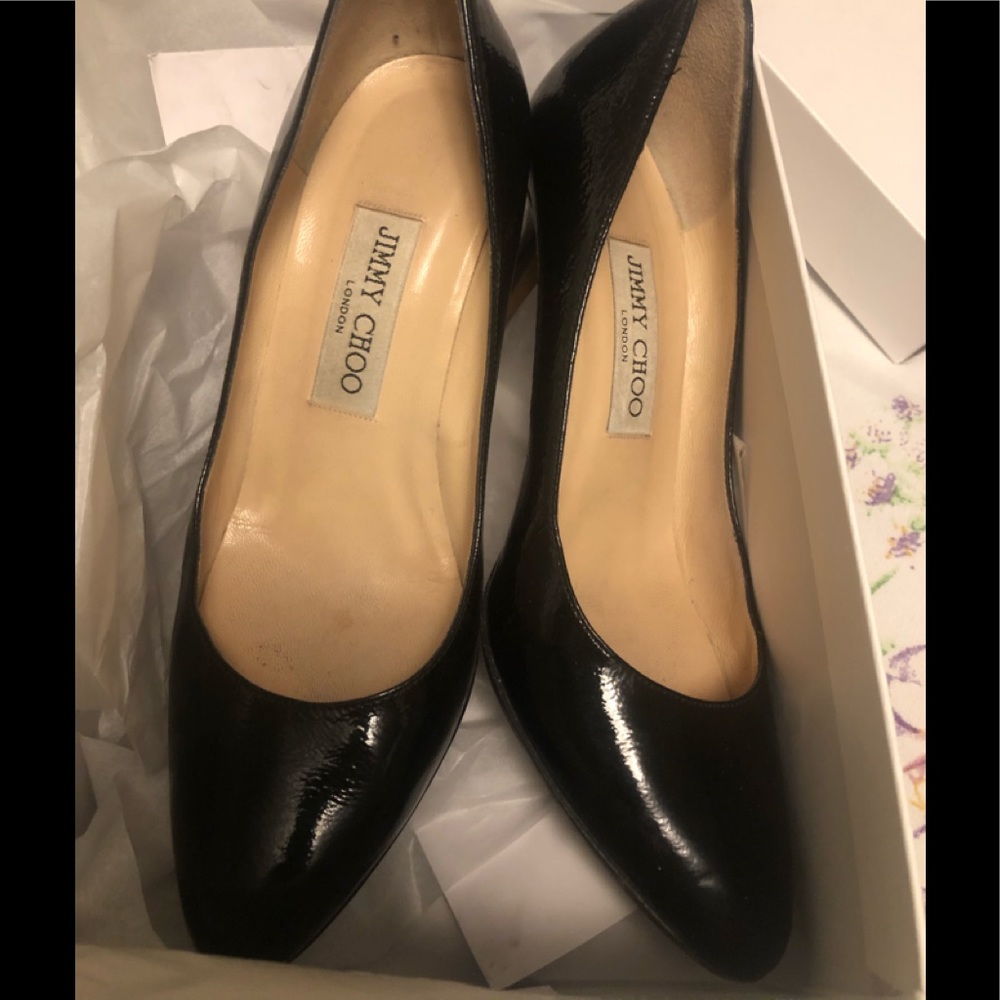 Jimmy Choo patent leather shoes  size 36